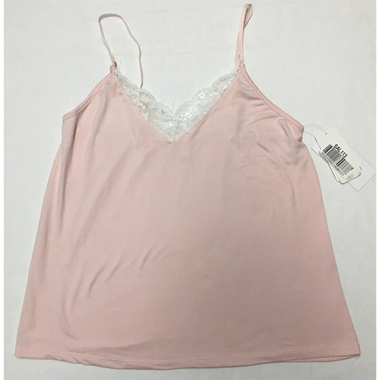 Flora Nikrooz Lace-Trim Only Sleep Cami Pink S