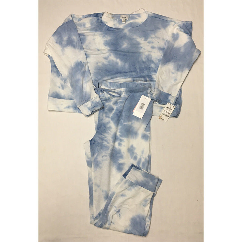 NWD Jenni Tie-Dyed Loungewear Set Blue XL