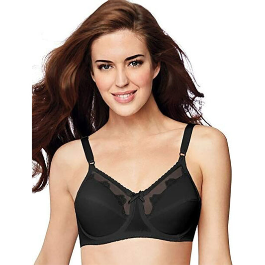 NWD Bali Flower Underwire Bra Black 42DD