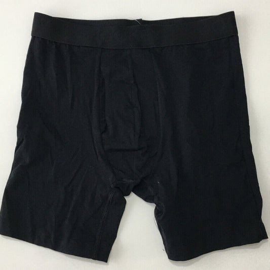 Jockey Men's Underwear Cotton Stretch Boxer Brief Black S