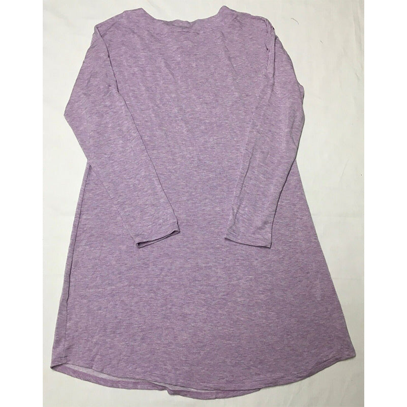 Charter Club Floral Embroidered Only Pajama Top Purple M