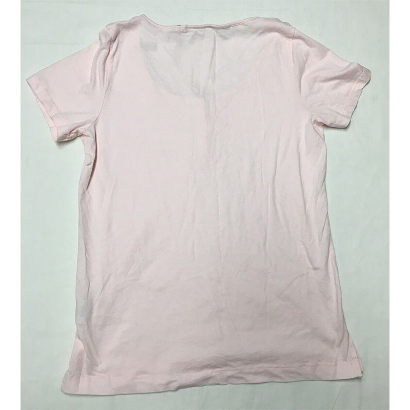 NWD Charter Club V-Neck Cotton Pajama Top Pink S