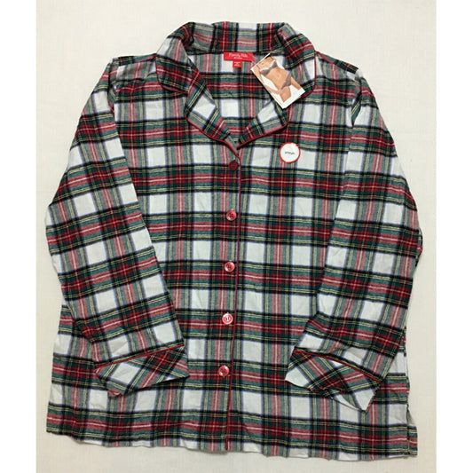 Family Pajamas Plus Size Matching Stewart Plaid Only Top Multicolor 1X