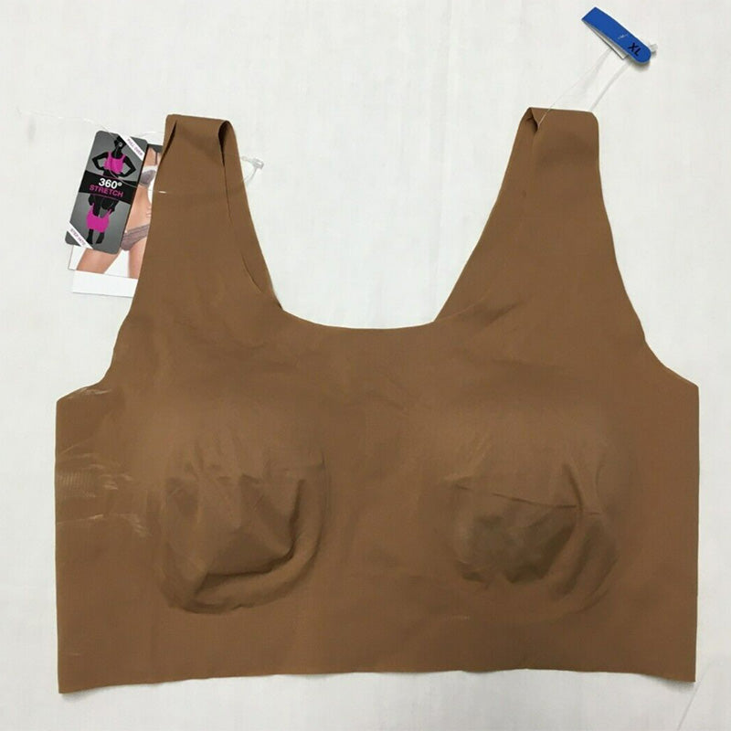 NWD Bali Comfort Revolution Wireless T-Shirt Bra Brown XL