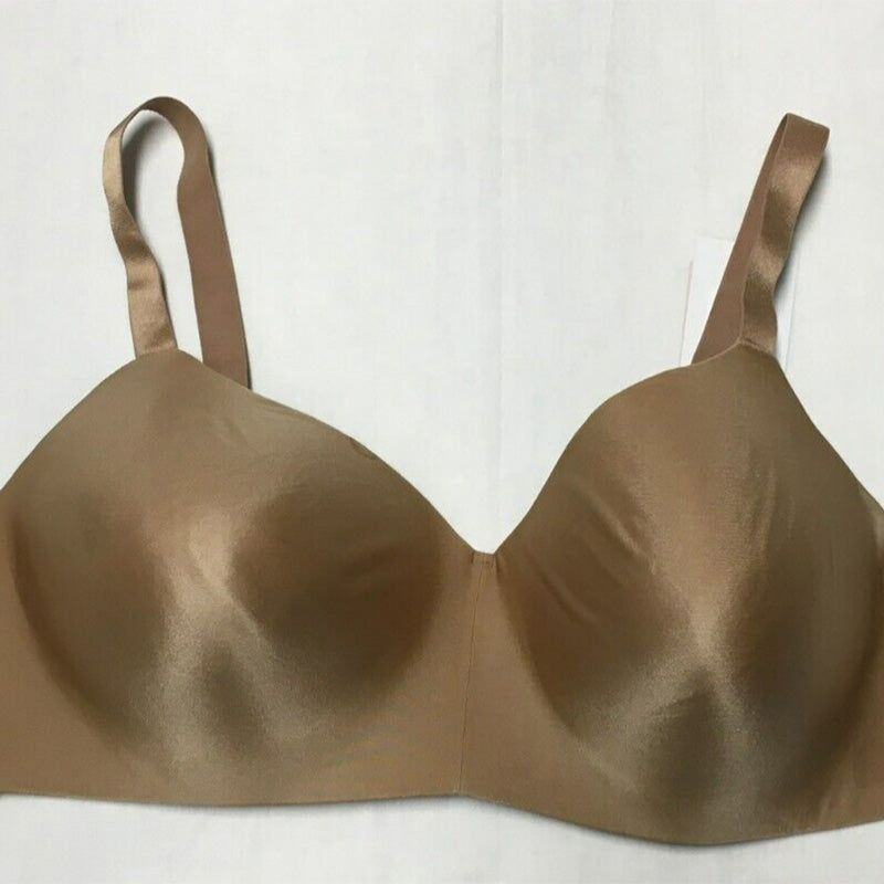 NWD Vanity Fair Nearly Invisible Full Coverage Wirefree Bra Beige 42C