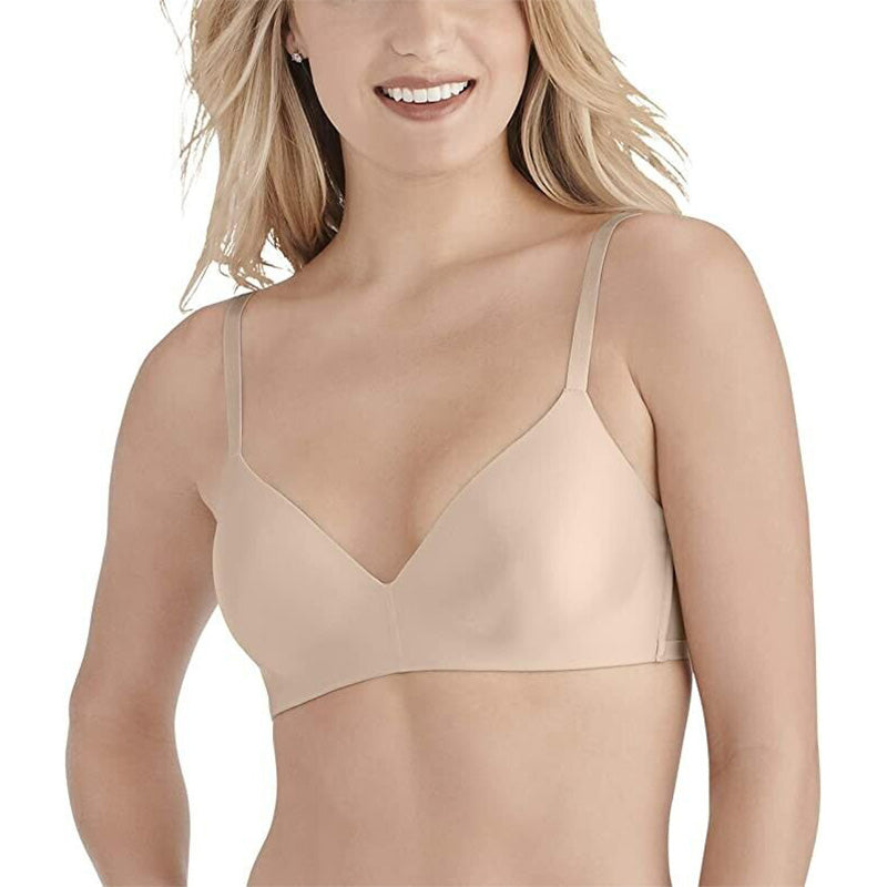 NWD Vanity Fair Nearly Invisible Full Coverage Wirefree Bra Beige 42C