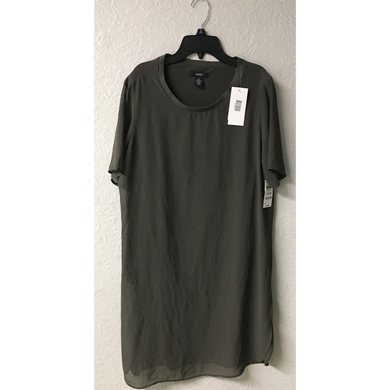 NWD Alfani Ultra-Soft Crew Neck Pajama Top Black 12