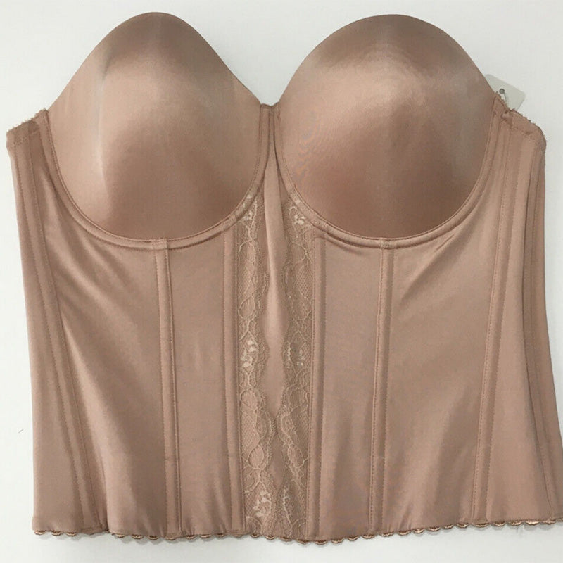 NWD PARFAIT Elissa Low-Back Bustier Bra Nude 36E