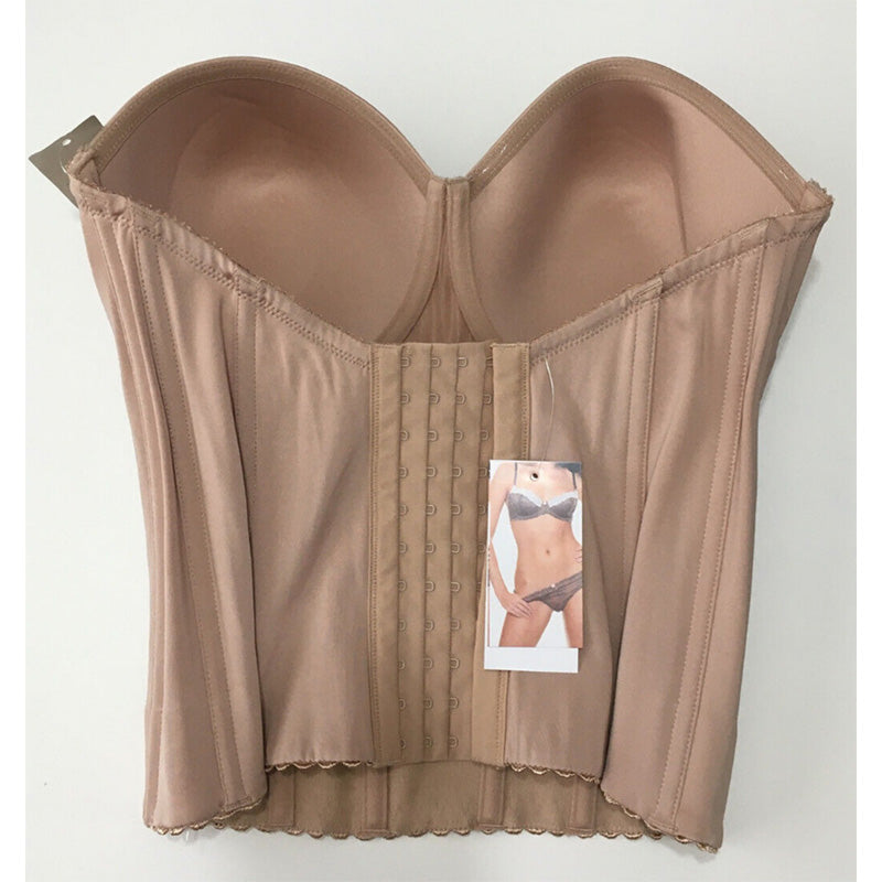 NWD PARFAIT Elissa Low-Back Bustier Bra Nude 36E