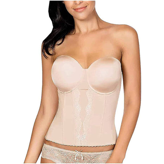 NWD PARFAIT Elissa Low-Back Bustier Bra Nude 36E