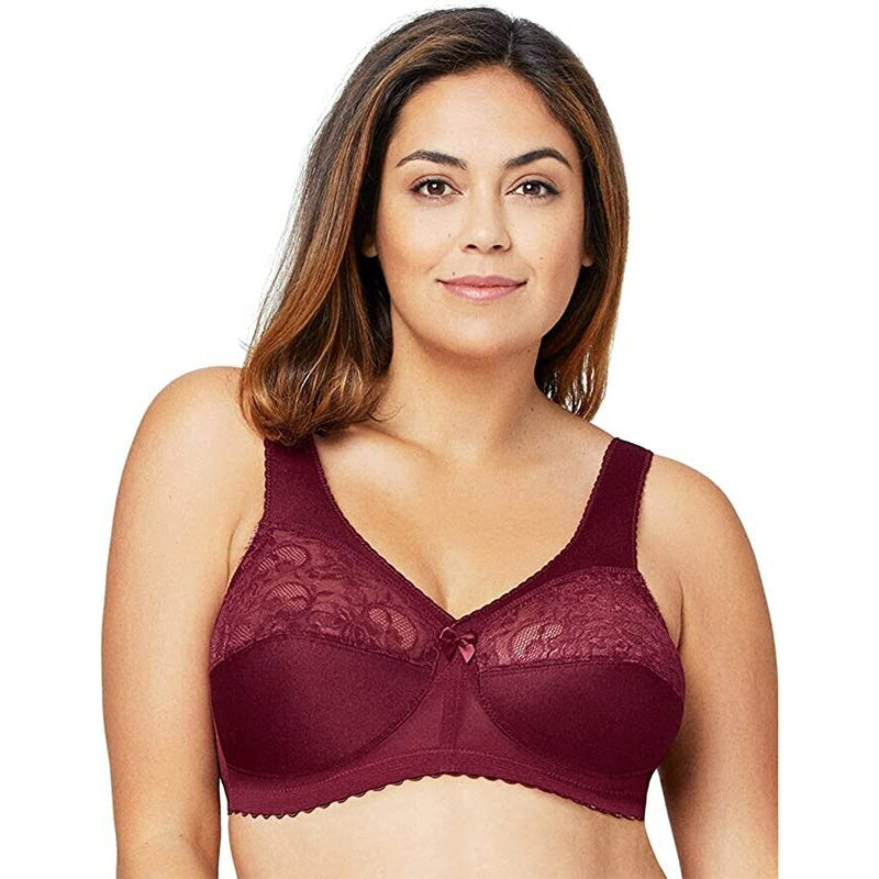 Glamorise Full Figure MagicLift Original Support Burgundy 36F