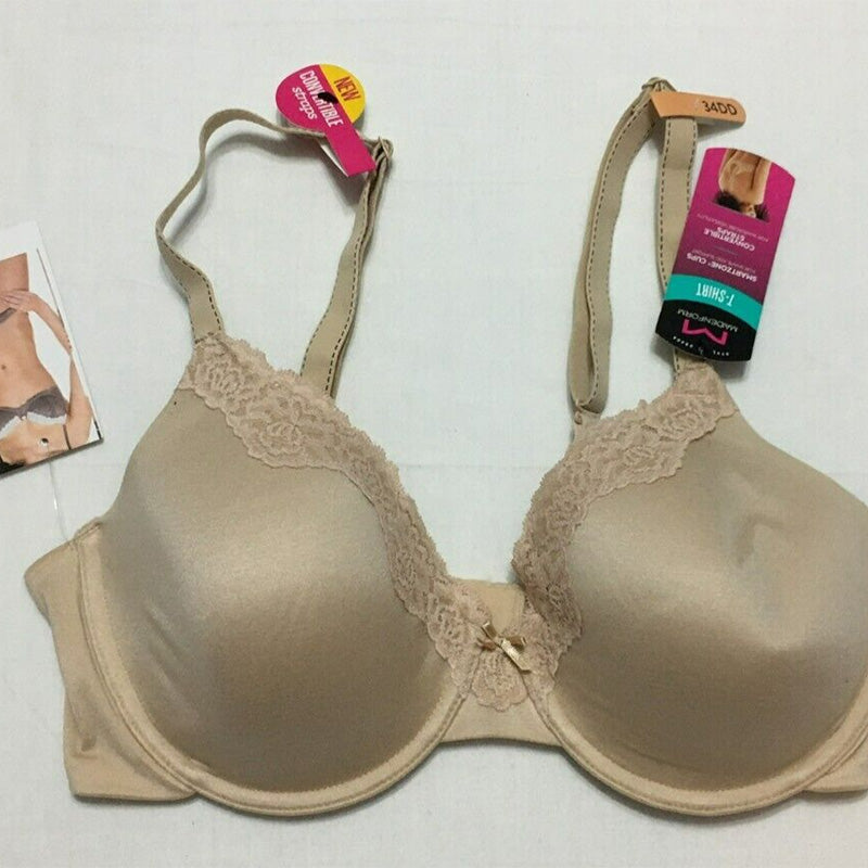 NWD Maidenform Devotion Lace Smoothing Beige 34DD