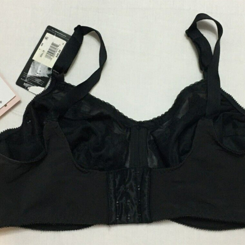 NWD Bali Flower Underwire Bra Black 40DD