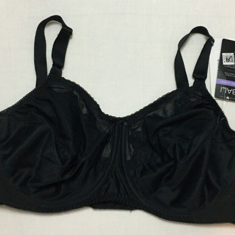 NWD Bali Flower Underwire Bra Black 40DD