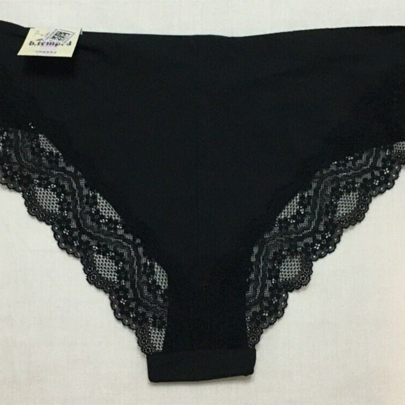 NWD b.tempt'd B. Bare Cheeky Panty Black L