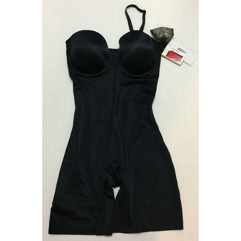 SPANX Suit Your Fancy Strapless Bodysuit Black M