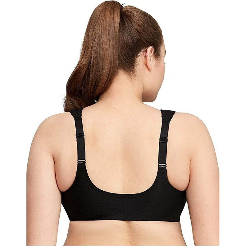 Glamorise Wonderwire Front-Closure Bra Black 42B