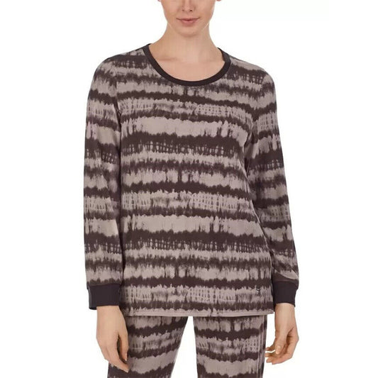 Cuddl Duds Printed Only Pajama Top Loungewear Multicolor M
