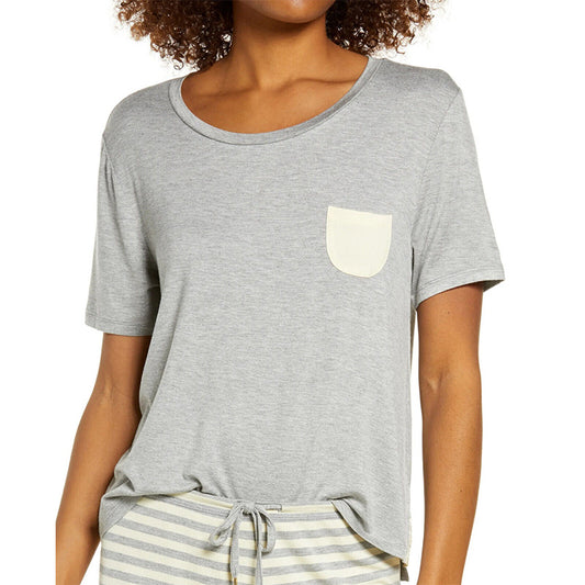 Honeydew Intimates Something Sweet Knit Only Pajama Top Gray M