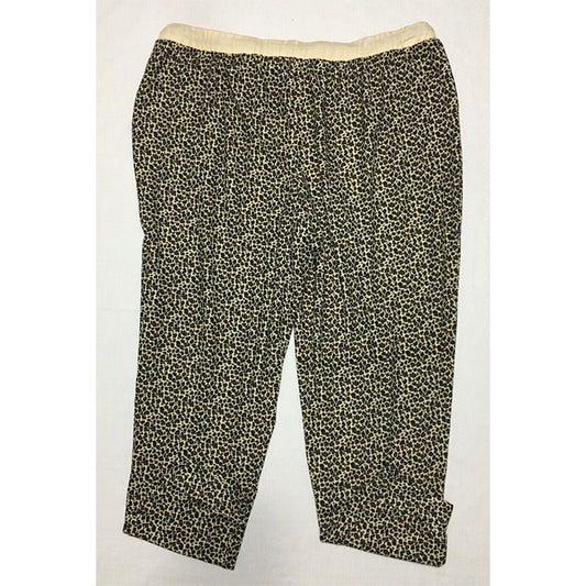 Unbranded Women's Only Pajama Pants Animal Print 2X