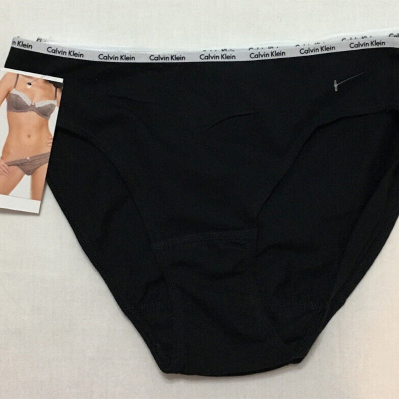 Calvin Klein Cotton Stretch Logo Multipack Bikini Black S