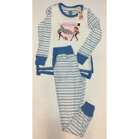 Jane And Bleecker Pajama Set Blue S