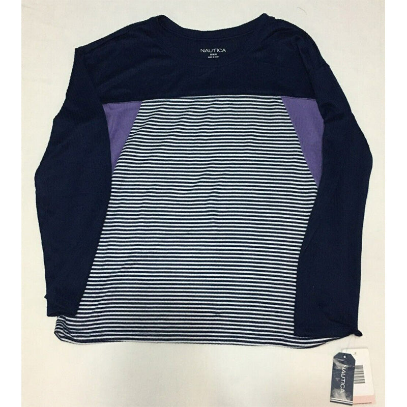 NWD Nautica Long Sleeve Pajama Set Navy M
