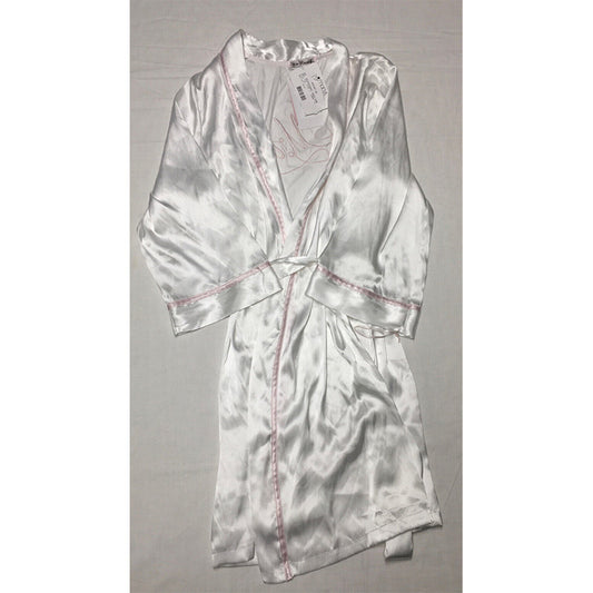Linea Donatella Mrs Embroidered Wrap White S