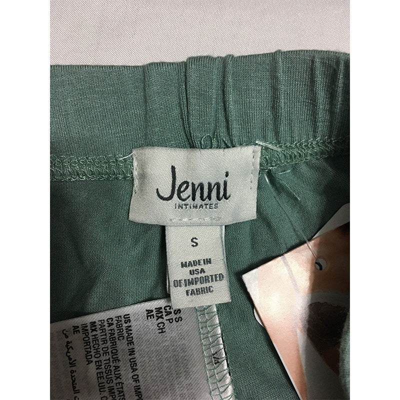 Jenni Tie-Dyed Stripe Only  Pajama Pants Green S