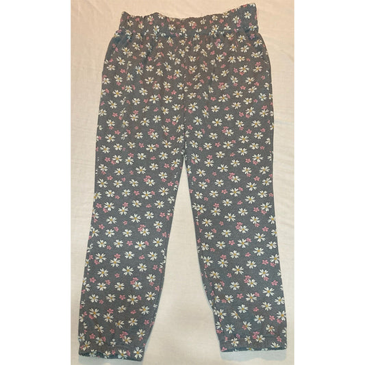 Unbranded Only Pajama Pants Floral Grey M