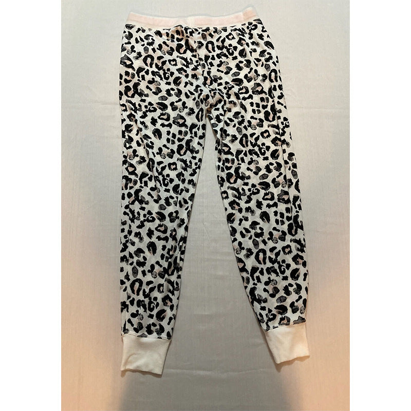 Jenni Women's Cotton Only Jogger Pants Animal Print S