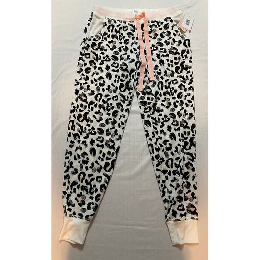 Jenni Women's Cotton Only Jogger Pants Animal Print S