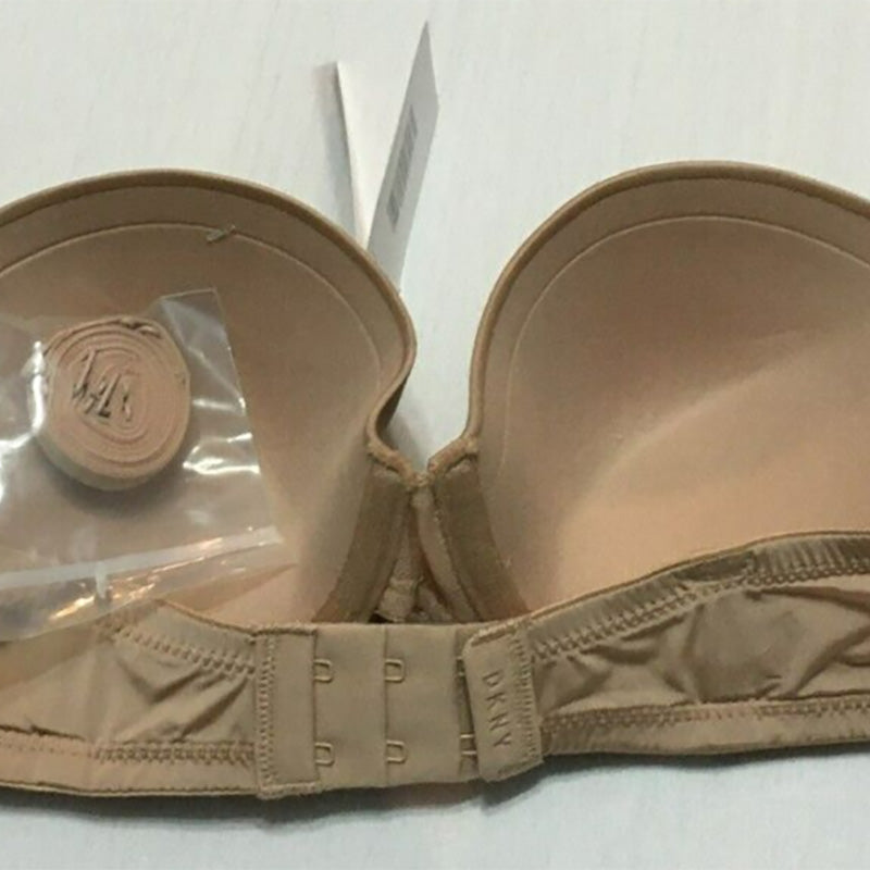 NWD DKNY Litewear Strapless Push Up Bra Beige 36A