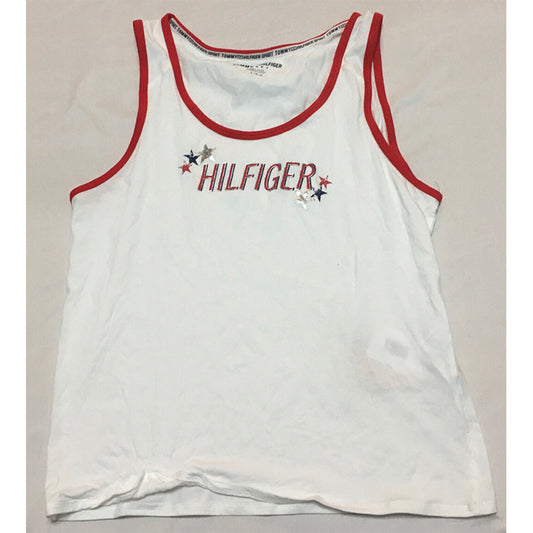 Tommy Hilfiger Sleeveless T Shirt White L