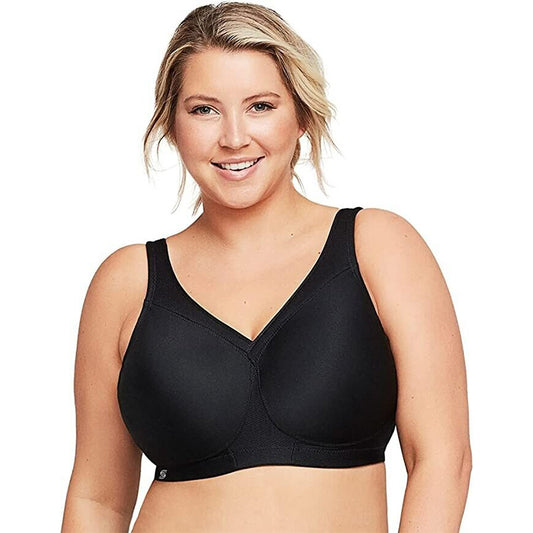 Glamorise Women's Full Figure Black 42G
