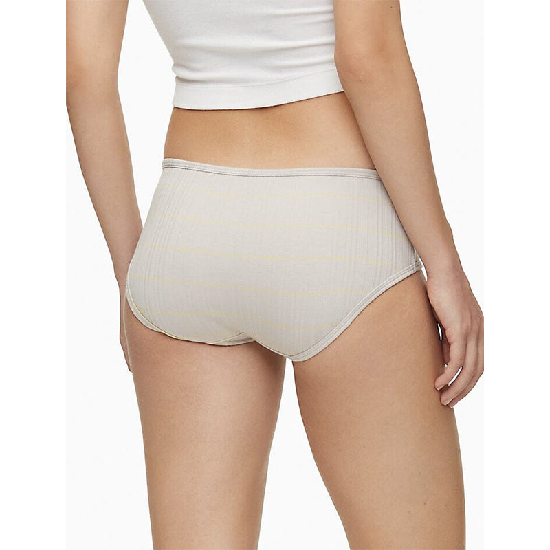 Calvin Klein Ribbed Hipster Spaced Stripe S