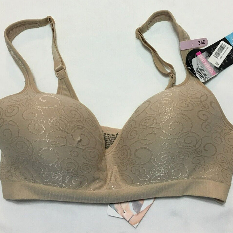 NWD Bali Comfort Revolution Wireless Bra Beige 36D
