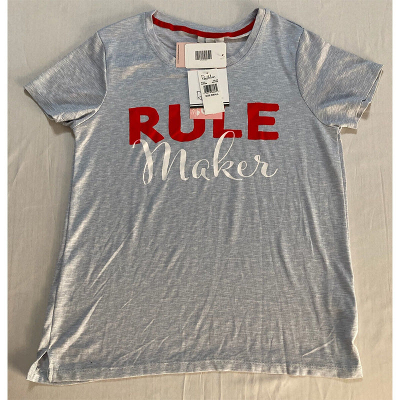 Roudelain Luxe T-Shirt Pajama Top Grey S