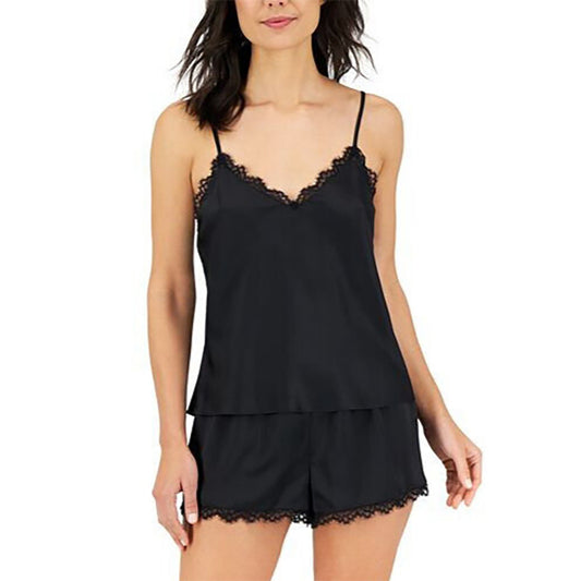 INC Only Pajama Top Black L