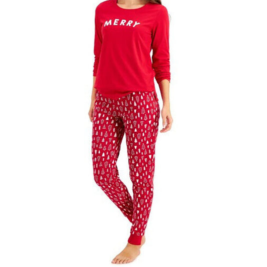 Family Pajamas Only  Pajama Pants Red M