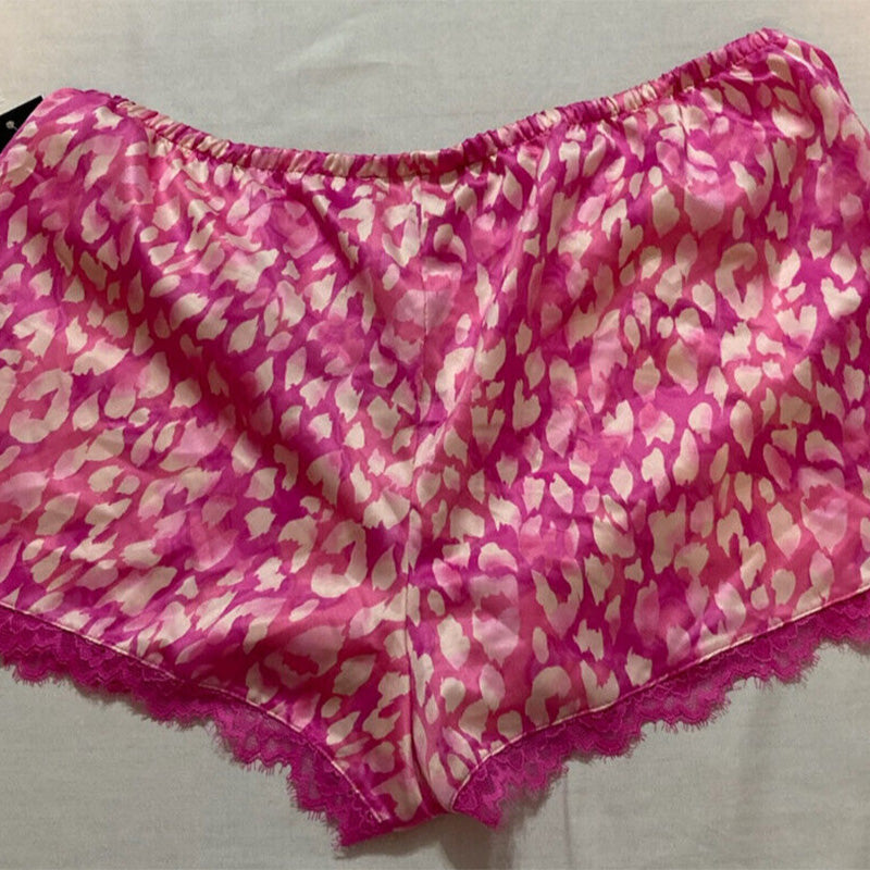 INC  Satin Pajama Short Pink XS