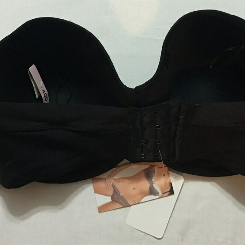 NWD Maidenform Strapless One Smooth U Side & Back Smoothing Shaping Black 40D
