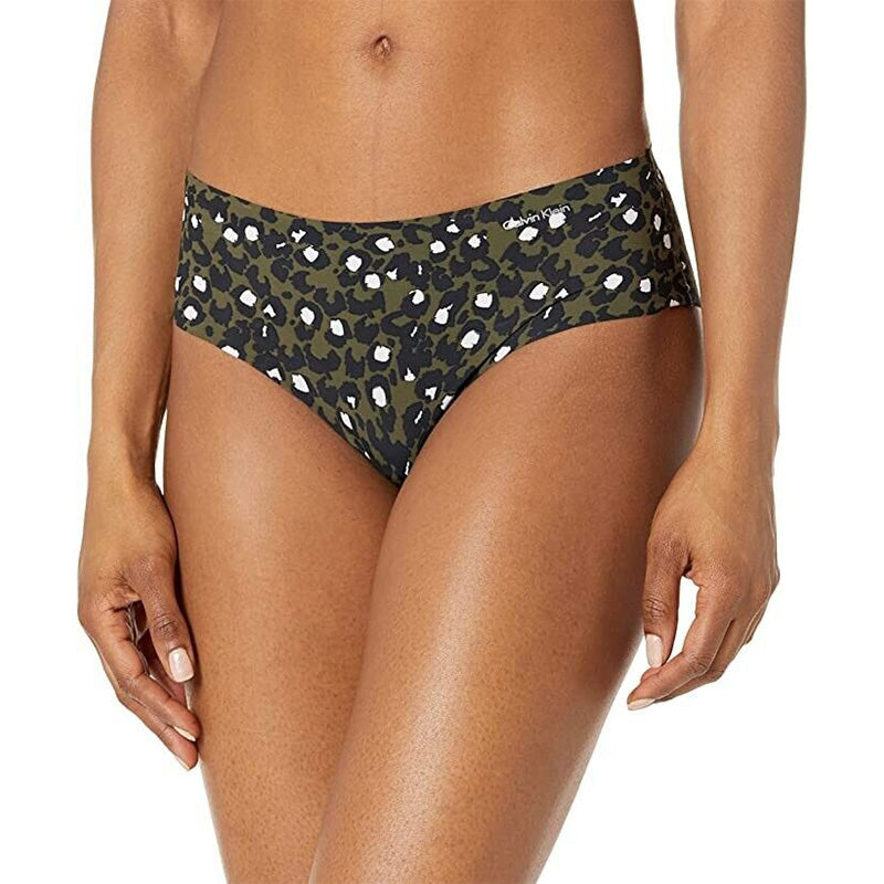NWD Calvin Klein Invisibles Hipster Panty Leopard Green L