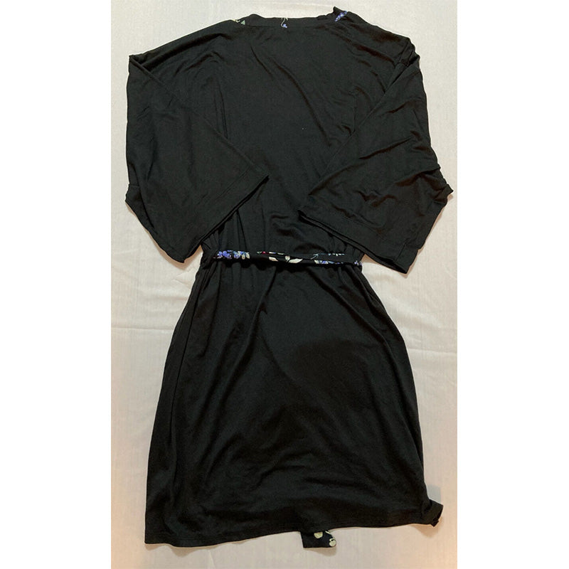 Flora by Flora Nikrooz Payton Travel Wrap Robe Black L