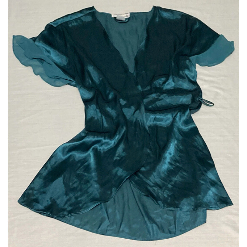 Linea Donatella Wrap Robe Blue M