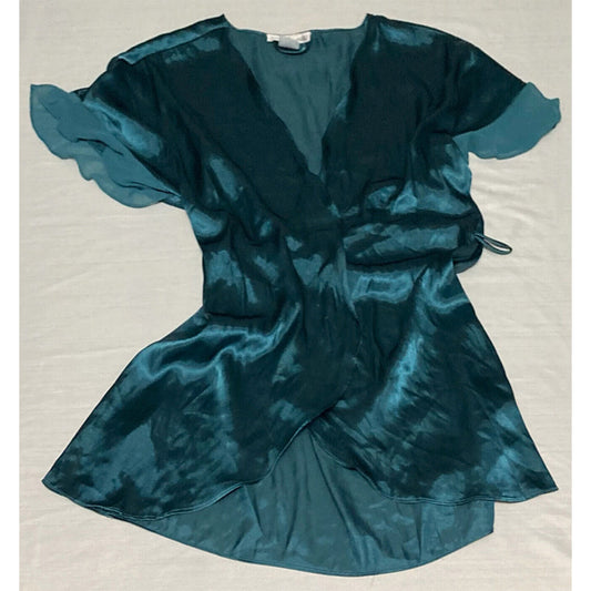 Linea Donatella Wrap Robe Blue M