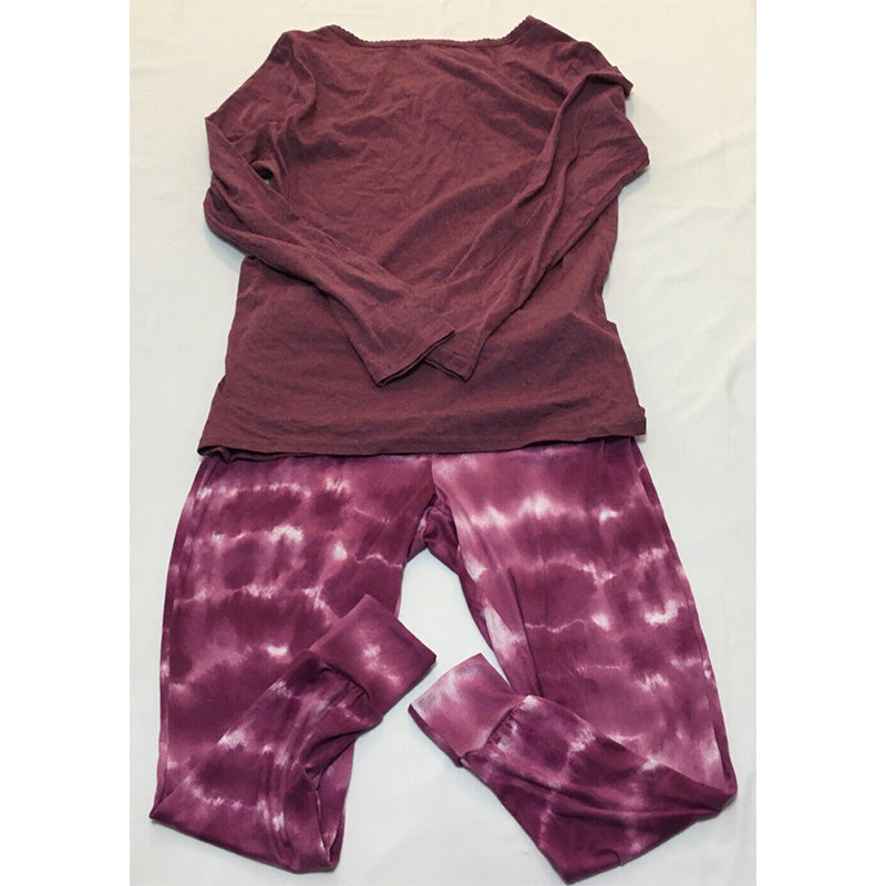 INK+IVY Pajama Set Burgundy M