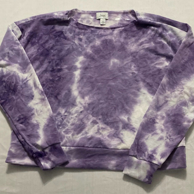 Jenni Women's Tie-Dyed Loungewear Top Purple S