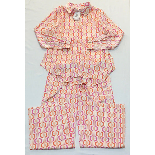 COTTON ON Women's Satin Sleep Set Multicolor S