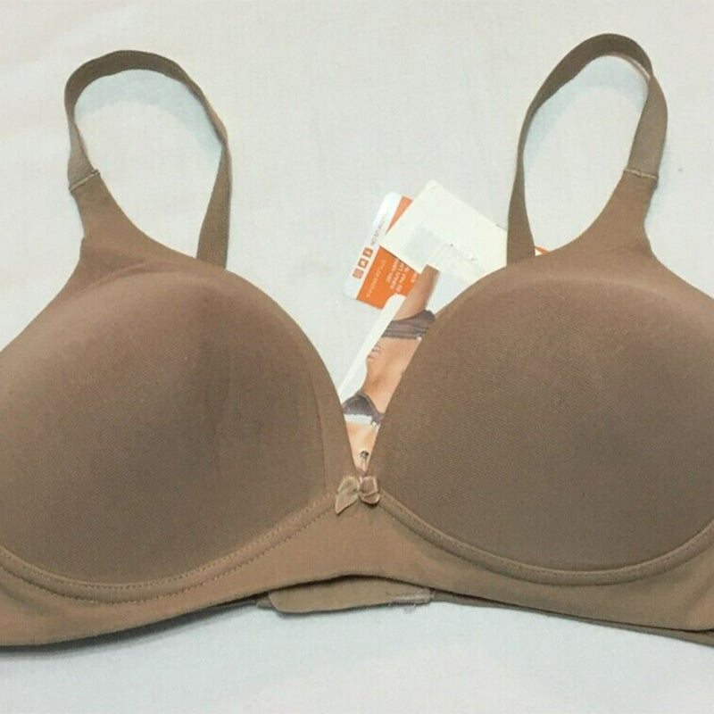 Warner's Invisible Bliss Cotton Comfort Wireless Beige 36B